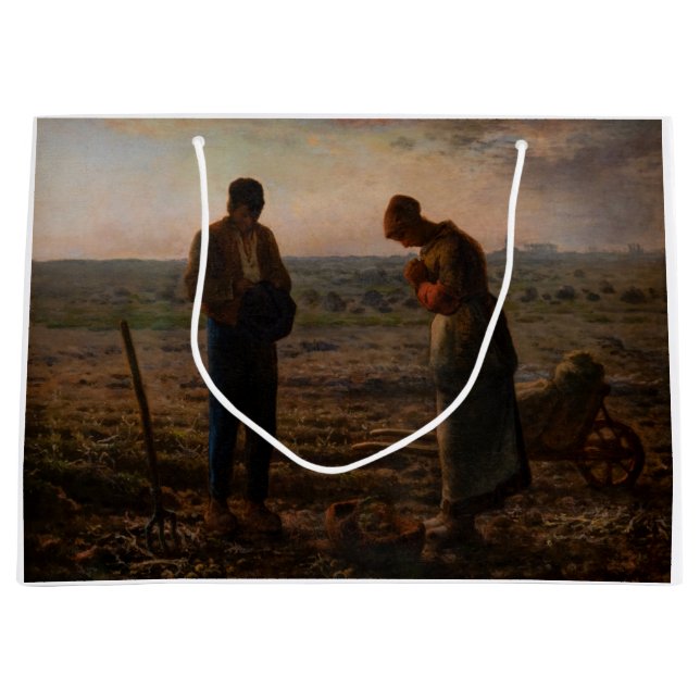 Bolsa De Regalo Grande Jean-Francois Millet - The Angelus (Anverso)