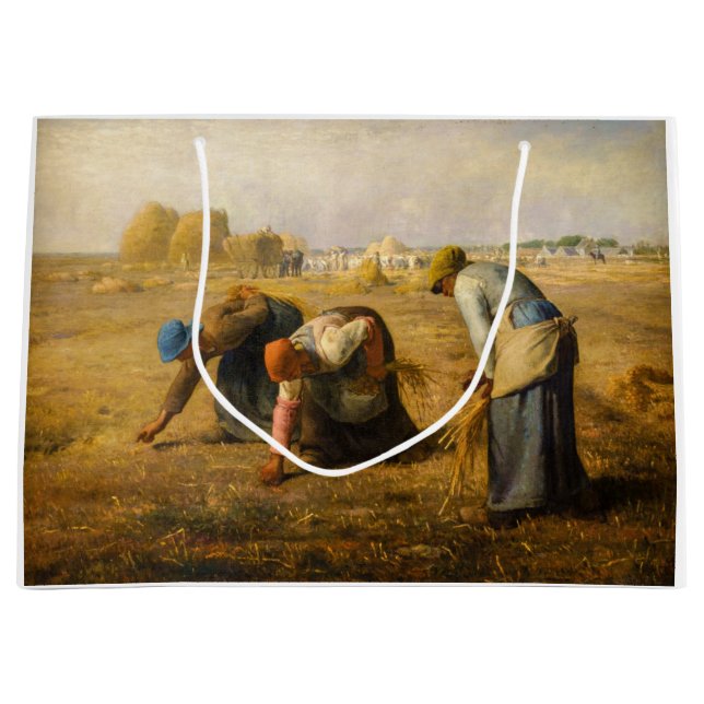 Bolsa De Regalo Grande Jean-Francois Millet - The Gleaners (Anverso)