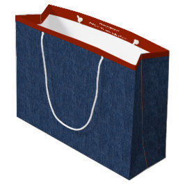 Bolsa De Regalo Grande Jeans azules legendarios - grandes