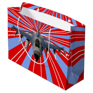 Bolsa De Regalo Grande Jet de combate