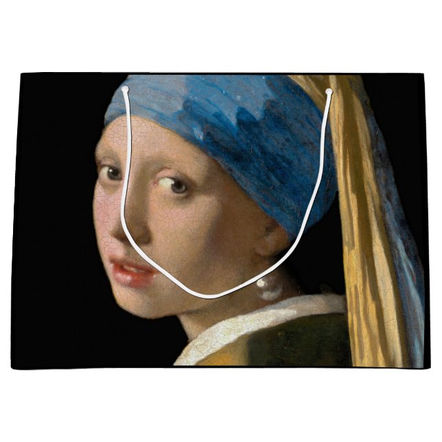 Bolsa De Regalo Grande Johannes Vermeer, Chica de Pearl Earring (Anverso)