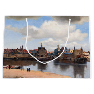 Bolsa De Regalo Grande Johannes Vermeer - Vista de Delft