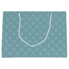 Bolsa De Regalo Grande Joyous Snowflakes