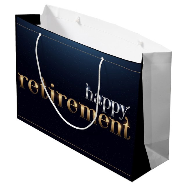 Bolsa De Regalo Grande Jubilación feliz (Happy Retirement Gift Bag)