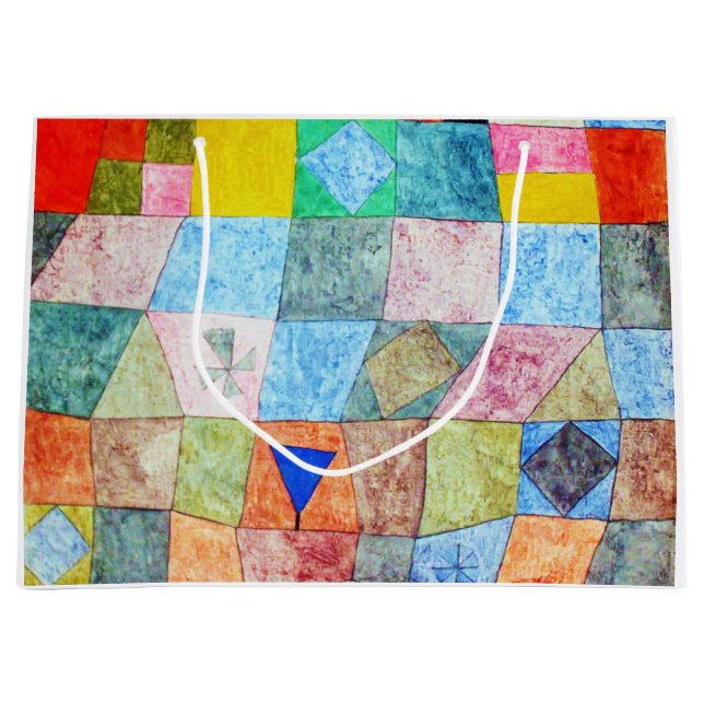 Bolsa De Regalo Grande Juego amistoso, Paul Klee (Anverso)