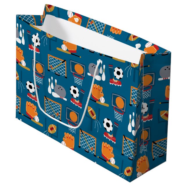 Bolsa De Regalo Grande Juegos deportivos (Angulo Anverso)