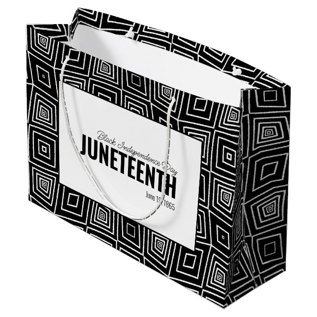 BOLSA DE REGALO GRANDE JUNETEENTH (Angulo reverso)