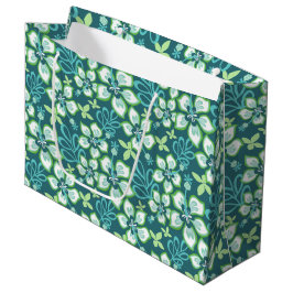 BOLSA DE REGALO GRANDE JUNGLE SURF (COMBO VERDE AZULADO)