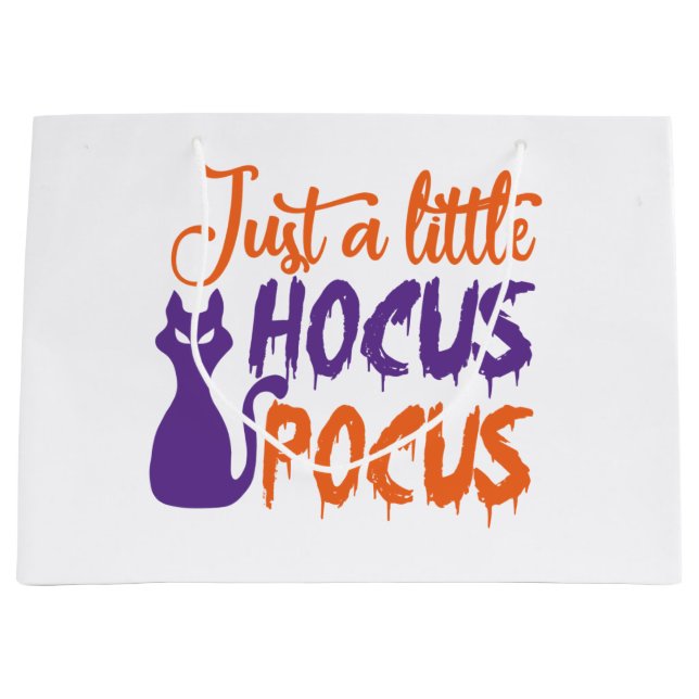 Bolsa De Regalo Grande just a little hocus pocus (Anverso)