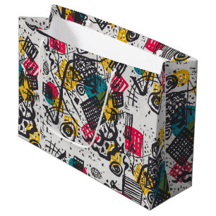 Bolsa De Regalo Grande Kandinsky Antiguo Kleine Welten V Bauhaus Abstract