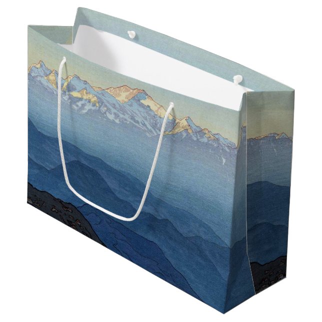 Bolsa De Regalo Grande Kangchenjunga, Yoshida, Woodcut (Angulo Anverso)