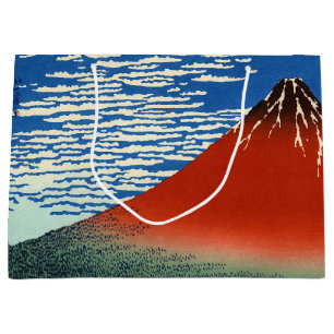 Bolsa De Regalo Grande Katsushika Hokusai - Buen Viento, Buenos Días