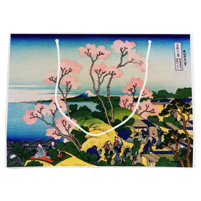 Bolsa De Regalo Grande Katsushika Hokusai - Gotenyama, Tokaido, Shinagawa (Anverso)