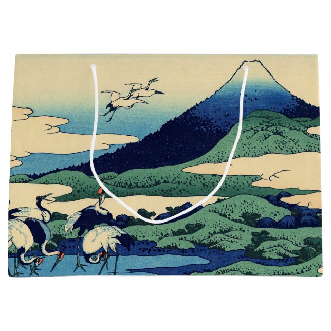 Bolsa De Regalo Grande Katsushika Hokusai - Umegawa en la provincia de Sa (Anverso)