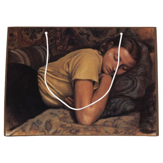 Bolsa De Regalo Grande Katya durmiendo (por Serebriakova) (Anverso)