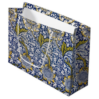 Bolsa De Regalo Grande Kennet de William Morris, Arte Textil Vintage