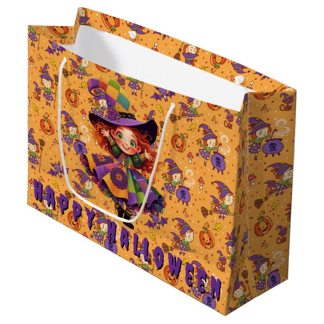 Bolsa De Regalo Grande Kids Little Witches  (Angulo Anverso)