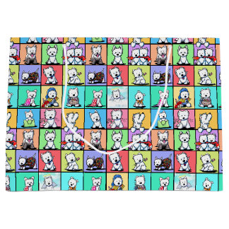 Bolsa De Regalo Grande KiniArt Westies conmemorativas