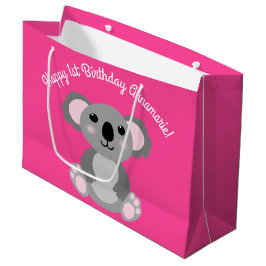 Bolsa De Regalo Grande Koala Bear Cute Kid Birday Party