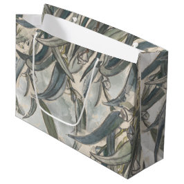 Bolsa De Regalo Grande La acuarela Eucalyptus deja la vegetación