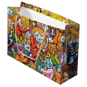 Bolsa De Regalo Grande La banda juega, Louis Wain