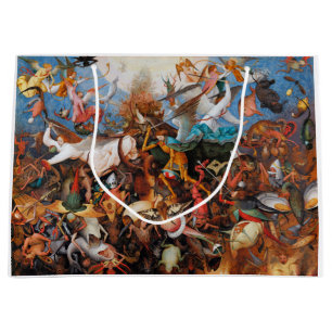 Bolsa De Regalo Grande La caída de los ángeles rebeldes, Pieter Bruegel