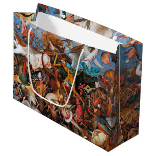Bolsa De Regalo Grande La caída de los ángeles rebeldes, Pieter Bruegel g