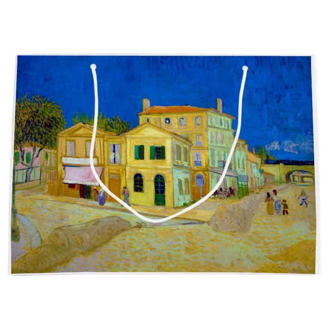 Bolsa De Regalo Grande La casa amarilla, Van Gogh (Anverso)