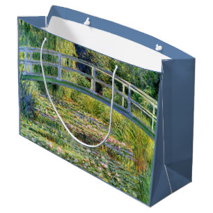 Bolsa De Regalo Grande La charca del Agua-Lirio por el Bello Artes de