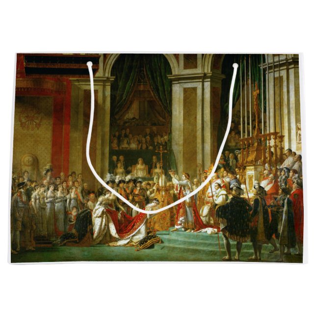 Bolsa De Regalo Grande La coronación de Napoleón, Jacques-Louis David (Anverso)