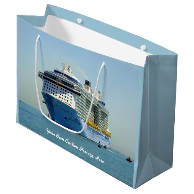 Bolsa De Regalo Grande La cuántica viene a llamar personalizada (Angulo Anverso)