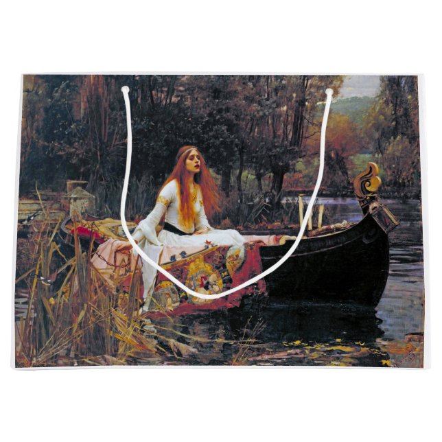 Bolsa De Regalo Grande La dama de Shalott, John William Waterhouse (Anverso)