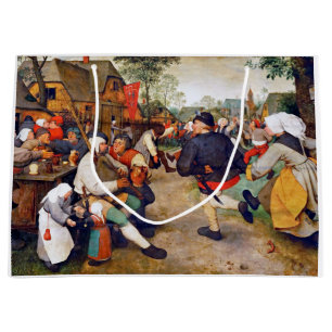 Bolsa De Regalo Grande La danza campesina, Pieter Bruegel