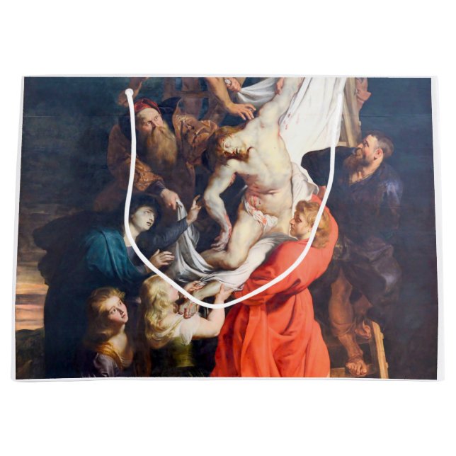 Bolsa De Regalo Grande La descendencia de la cruz, Rubens (Anverso)
