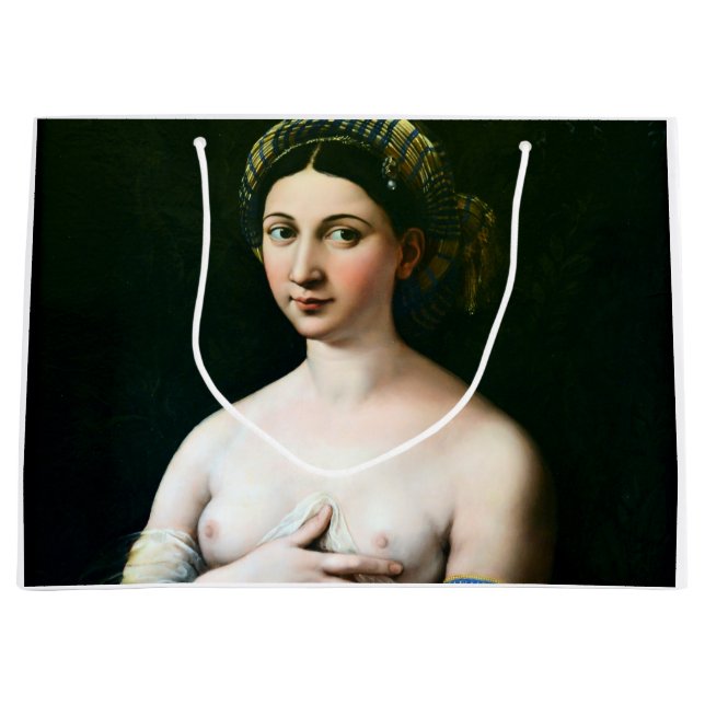 Bolsa De Regalo Grande La Fornarina, Raphael (Anverso)