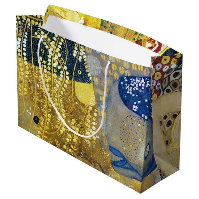 Bolsa De Regalo Grande La Hydra, Gustav Klimt (Angulo reverso)