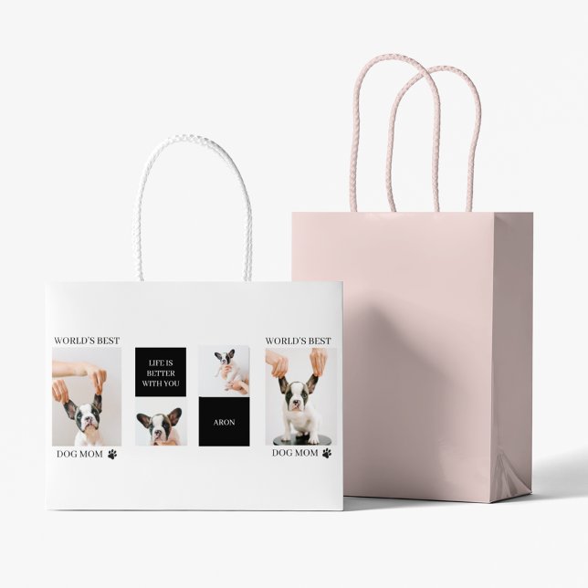 Bolsa De Regalo Grande La mejor madre del perro del mundo | Fotografía de (Subido por el creador)