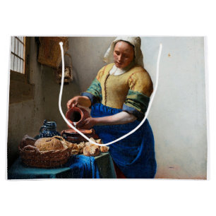 Bolsa De Regalo Grande La Milkmaid, Johannes Vermeer, 1657-1658