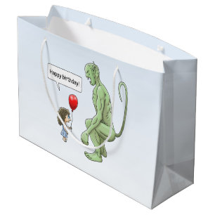 Bolsa De Regalo Grande La niña y el duende