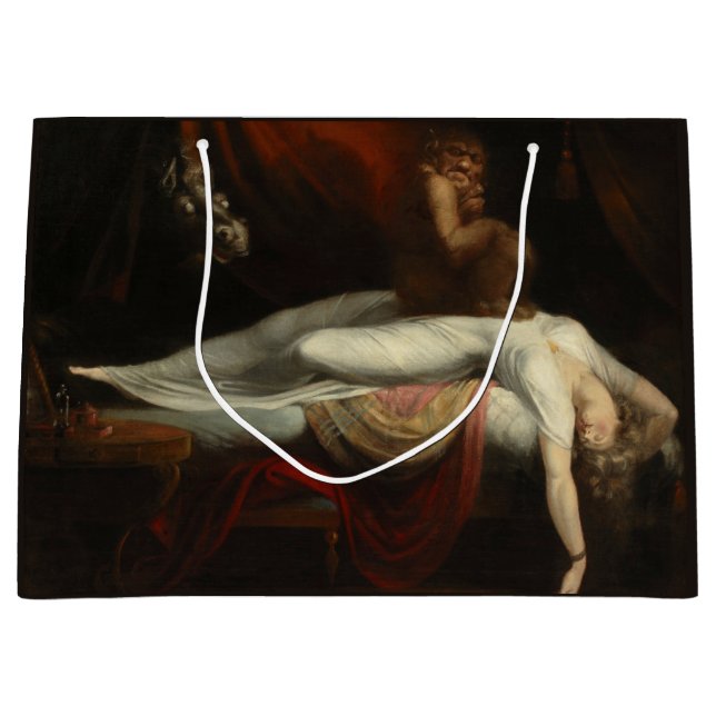 Bolsa De Regalo Grande La pesadilla (de Henry Fuseli) (Anverso)