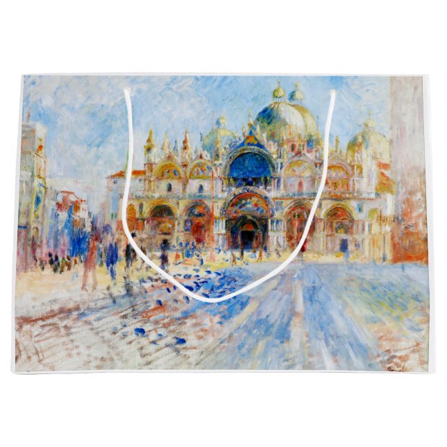 Bolsa De Regalo Grande La Piazza San Marco, Renoir (Anverso)
