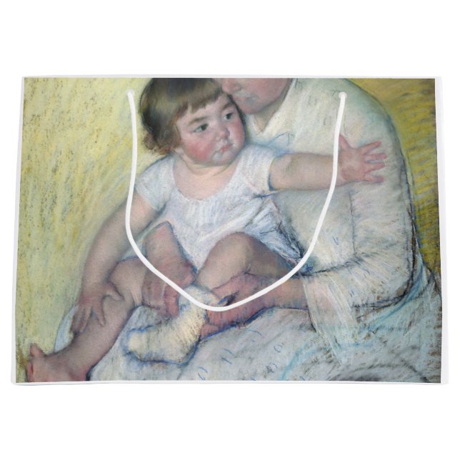 Bolsa De Regalo Grande La rebelión, Mary Cassatt (Anverso)