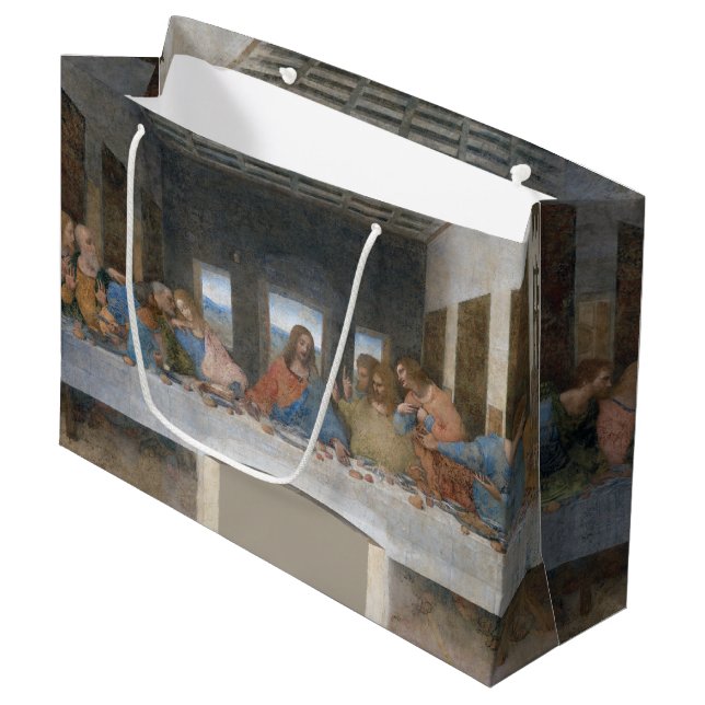 Bolsa De Regalo Grande La última cena, Leonardo da Vinci (Angulo Anverso)