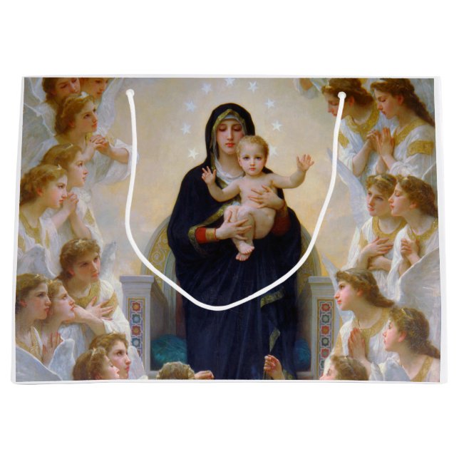 Bolsa De Regalo Grande La Virgen de los Ángeles, Bouguereau (Anverso)
