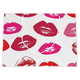 Bolsa De Regalo Grande Labios de Kissable (Labios de Besado, Labios Rojos