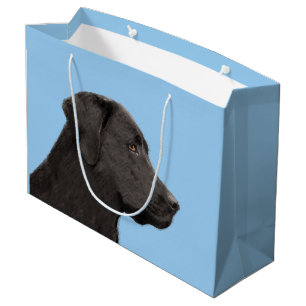Bolsa De Regalo Grande Labrador recuperar pintura negra original de perro