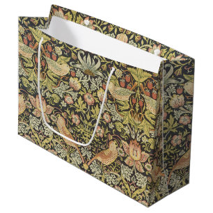 Bolsa De Regalo Grande Ladrones de Fresas por William Morris, Arte Antigu