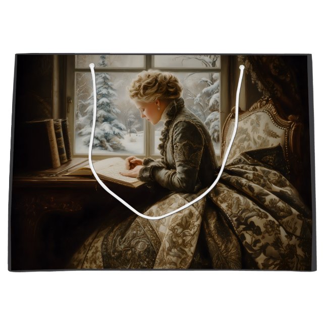 Bolsa De Regalo Grande Lady in Winter (Anverso)