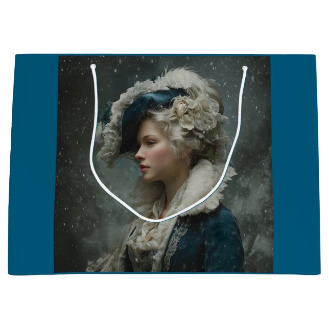 Bolsa De Regalo Grande Lady in Winter (Anverso)