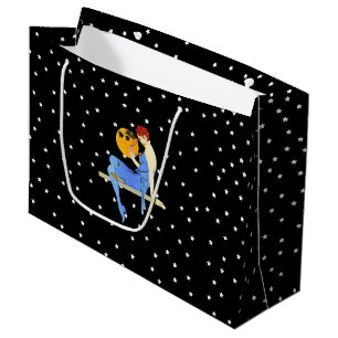 Bolsa De Regalo Grande Lady Moon, la virgen dama de los años 1920, tiene
